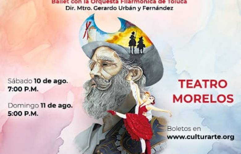El ballet Don Quijote listo para colmar de magia a Toluca 