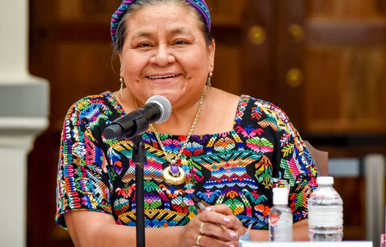 Aboga la Premio Nobel Rigoberta Menchú por la preservación y respeto a las lenguas indígenas