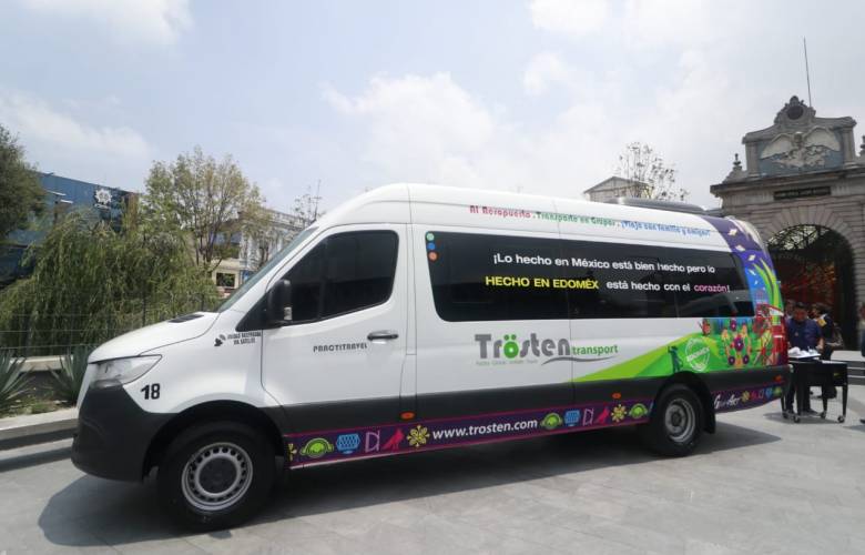 Develan camioneta alusiva a los pueblos mágicos del Edoméx