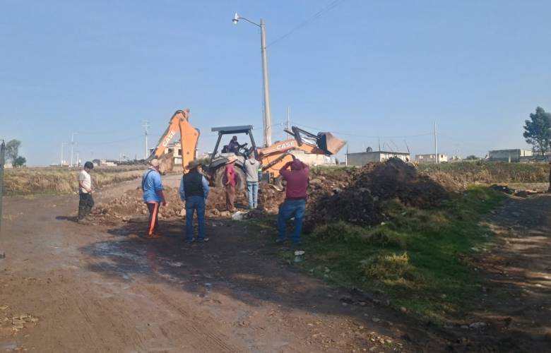 Concluye Temoaya reparación de línea de agua y beneficia a más de 10 mil habitantes