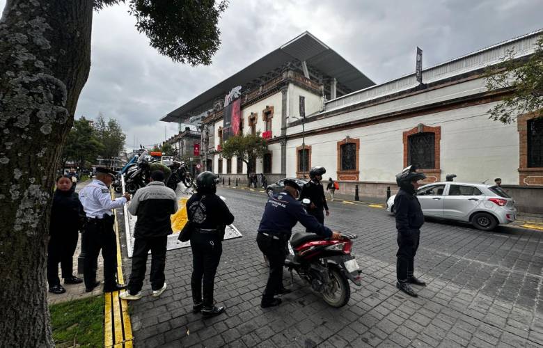 Retira Toluca 87 motos sin placas en operativo