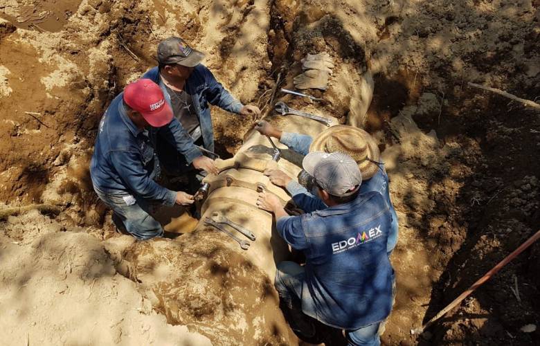  reparan fuga de agua potable y reanudan suministro en municipios del edoméx