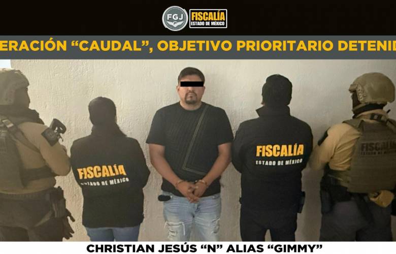 Operación Caudal concreta detención del Regidor de Chalco conocido con el alías del Jimmy