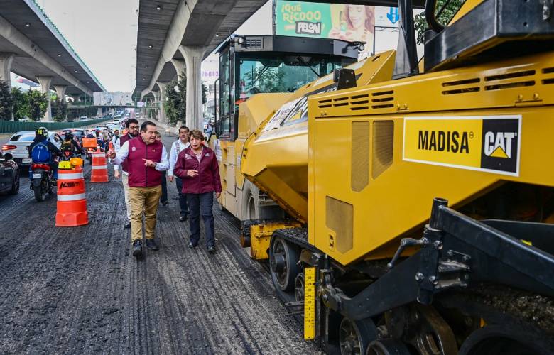Avanza reconstrucción del Periférico Norte en el Estado de México
