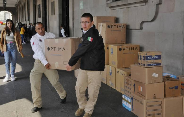 Envía Gobierno del Estado de México 120 toneladas de medicamentos y material de curación a guerrerenses afectados por huracán Otis