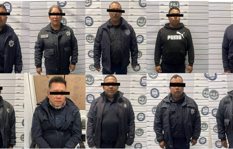 Detenidos 12 policías de Acambay con auto robado y tras enfrentar a elementos estatales y federales