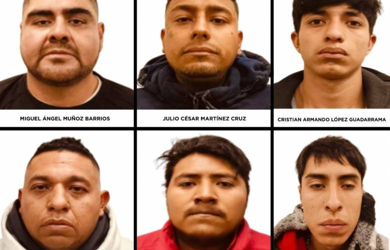 Obtiene Fiscalía del Estado de México sentencia de 70 años de prisión contra seis sujetos por secuestro exprés con fines de robo