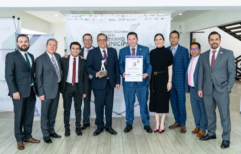 Recibe Toluca premio nacional por gestión municipal del agua