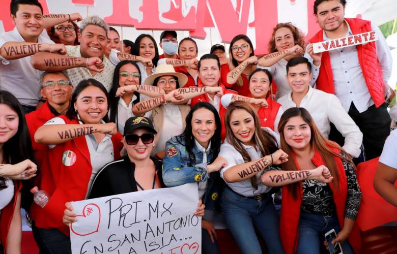 Llaman Alejandra del Moral a la militancia priista a construir un proyecto de inclusión y unidad