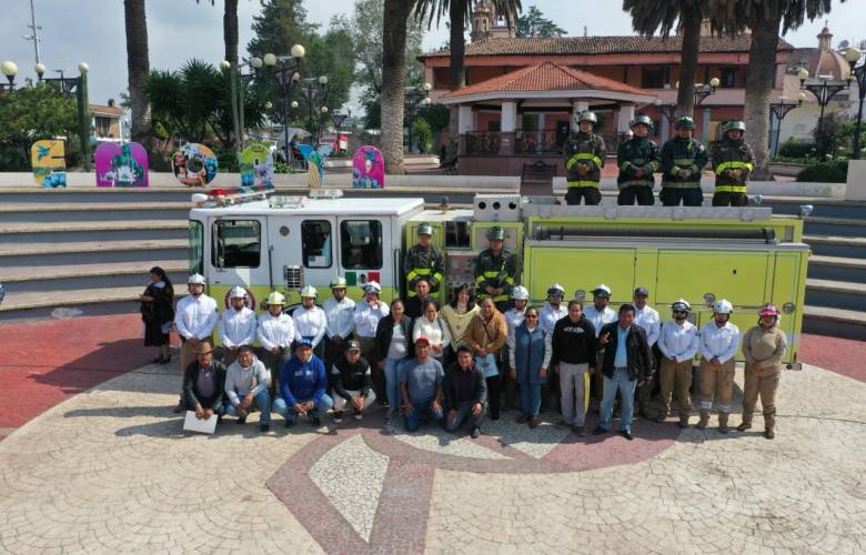 Refuerza Temoaya capacidad de respuesta con nuevo camión profesional de bomberos