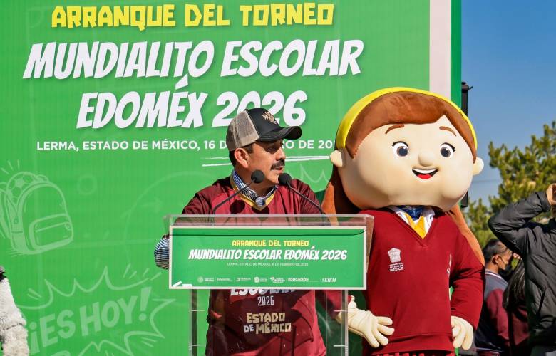 Arranca en EdoMéx pasión por la Copa Mundial de Futbol con “Mundialito Escolar 2026”