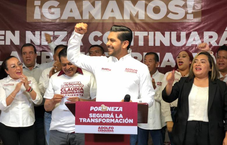 Logra Cerqueda ganar reelección en Neza, podría ser el más votado de la historia municipal 