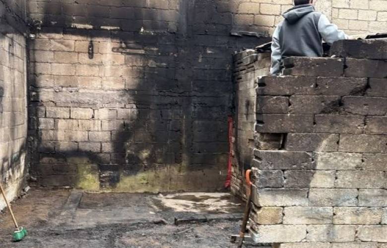 Incendio deja a familias sin patrimonio en Santiago Tilapa