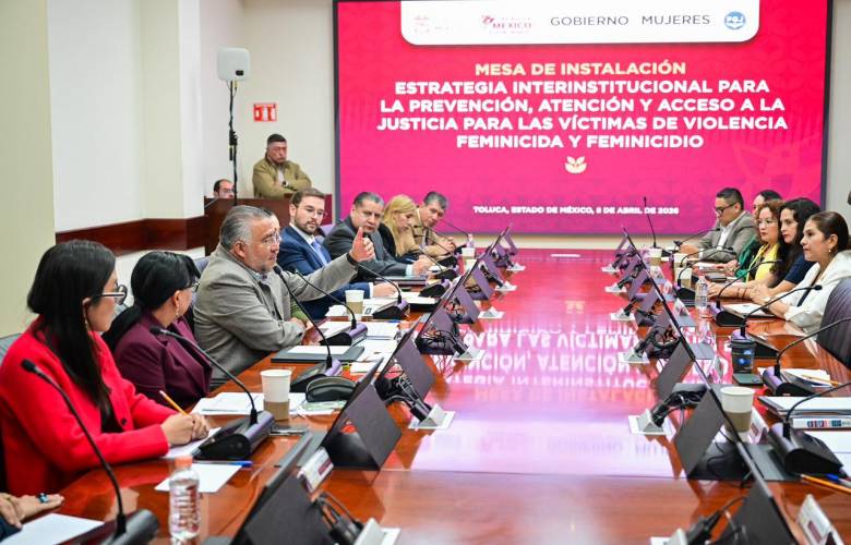 Instala Gobierno mexiquense mesa interinstitucional contra la violencia feminicida
