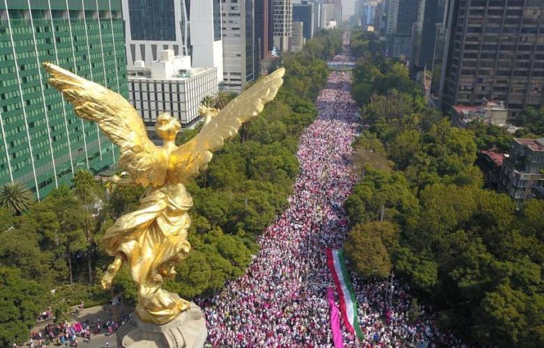 Marcharon en más de 50 ciudades en defensa del INE