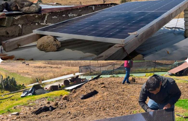 Electrifican comunidades en Atlacomulco aprovechando energía solar