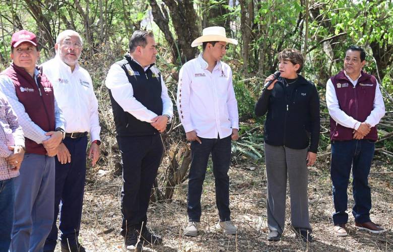 Inicia Delfina Gómez reparación urgente de carretera Valle de Bravo–Santo Tomás