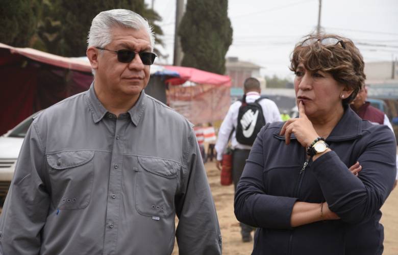 Supervisa Gobernadora Delfina Gómez Álvarez atención a la población afectada por lluvias en oriente del Estado de México