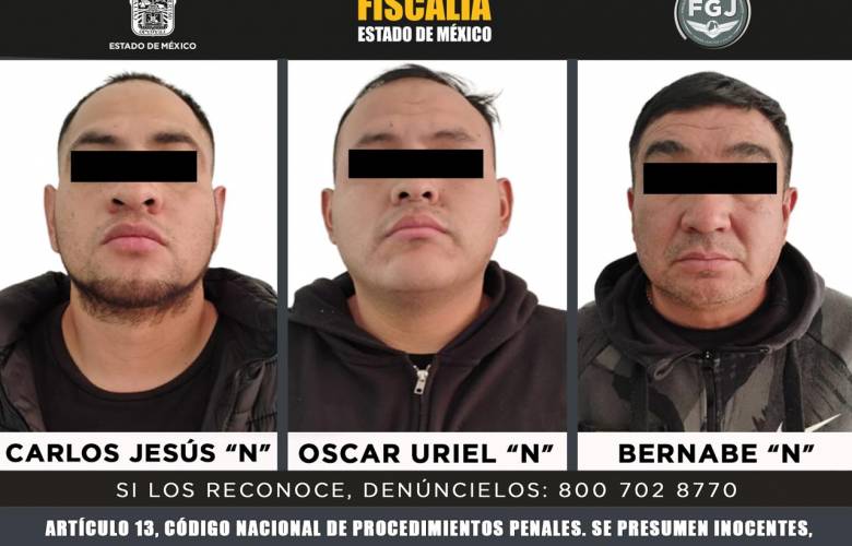 Prisión a Tres por Secuestro Exprés y Robo de Carga Nike en Edomex