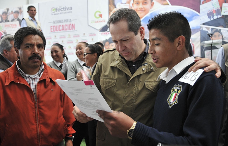 Inicia eruviel ávila  programa de construcción de comedores, pintura e impermeabilización de  jardines de niños, primarias y secundarias
