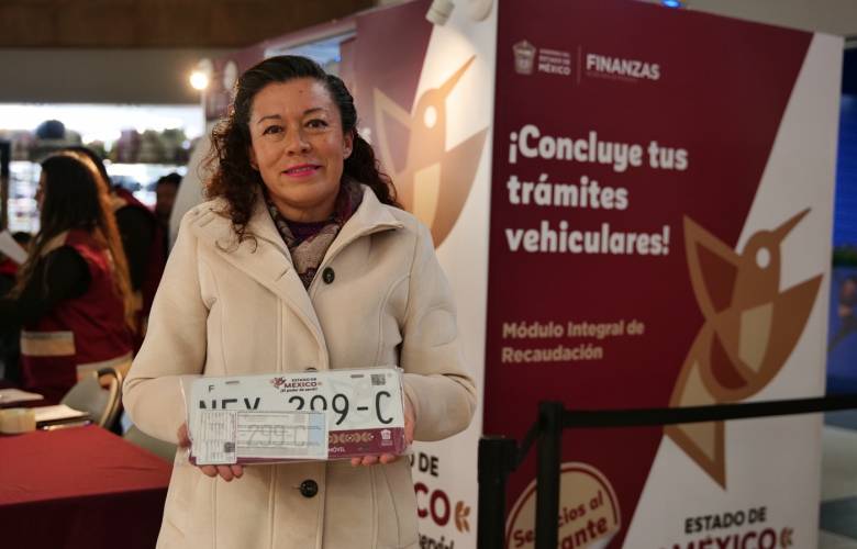 Invita Gobierno del Estado de México a cambiar placas y obtener 100 por ciento de descuento en impuestos vehiculares