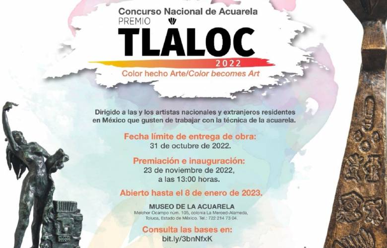 Participa en el Concurso Nacional de Acuarela Premio Tláloc 2022