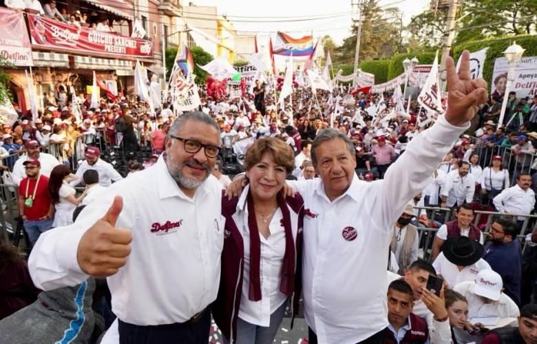 Delfina Gómez llama a votar y arrasar en la elección de este domingo en el Estado de México 