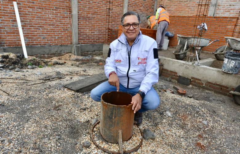 Supervisa Ricardo Moreno avance en el pozo de San José Otzacatipan