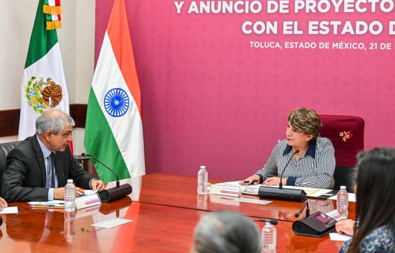 Recibe Gobernadora Delfina Gómez a delegación empresarial de la India