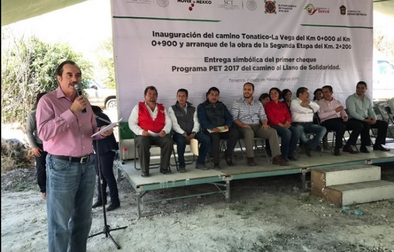 21.18 millones de pesos en reconstrucción de calles para los municipios de tonatico y villa guerrero