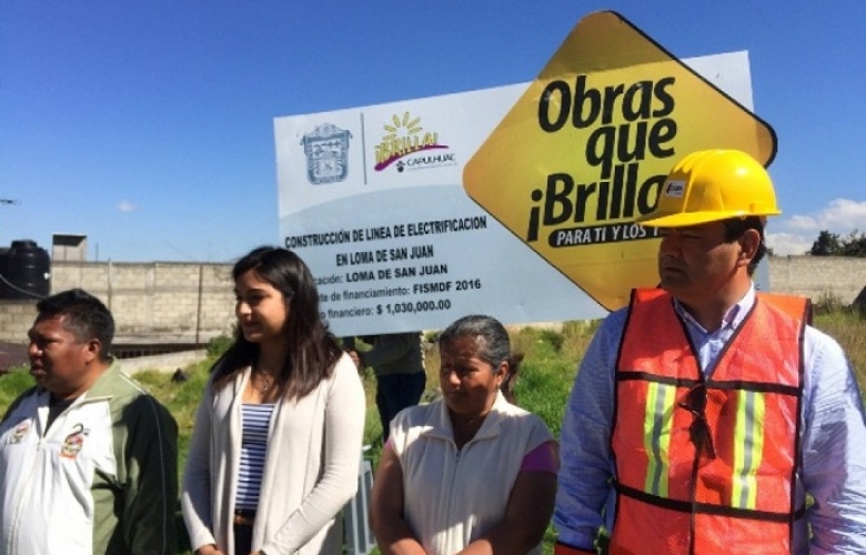 Inicia obras por casi 3 millones de pesos en diferentes delegaciones de capulhuac.