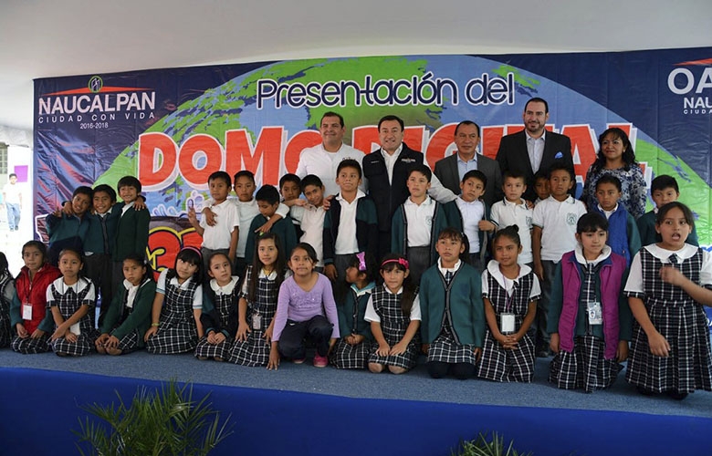 Oapas fomenta cultura del agua con domo digital
