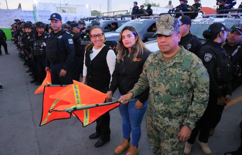 Despliegan operativo contra robo de vehículos en Ecatepec con más de 300 elementos