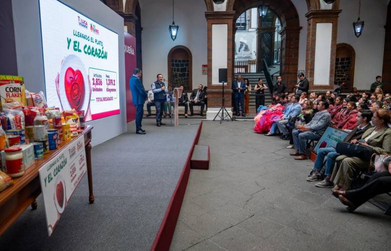 Llama Ricardo Moreno a apoyar al Banco de Alimentos Cáritas