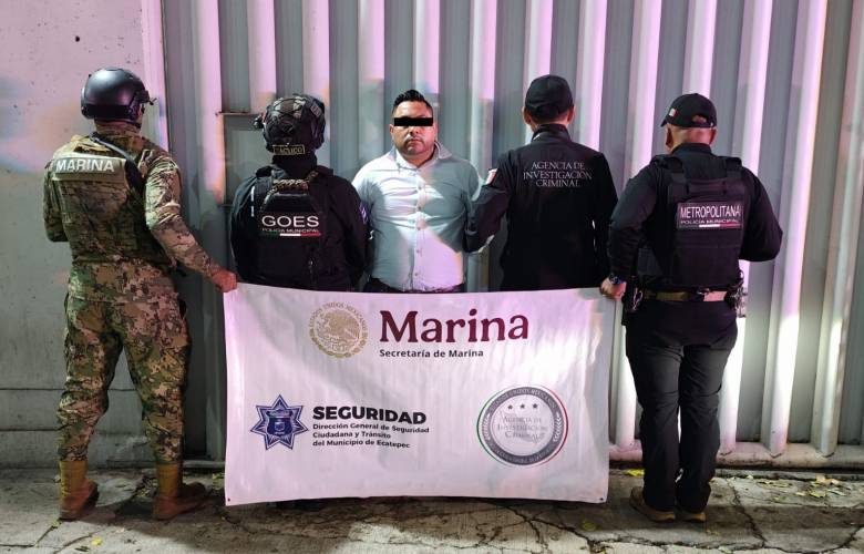 Detienen en Ecatepec a presunto generador de violencia durante operativo conjunto
