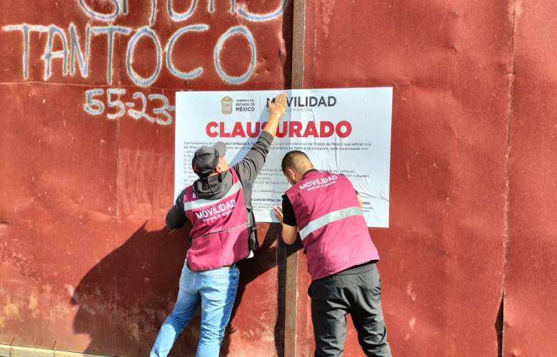 Clausuran en Estado de México 16 establecimientos irregulares de grúas y depósitos de vehículos