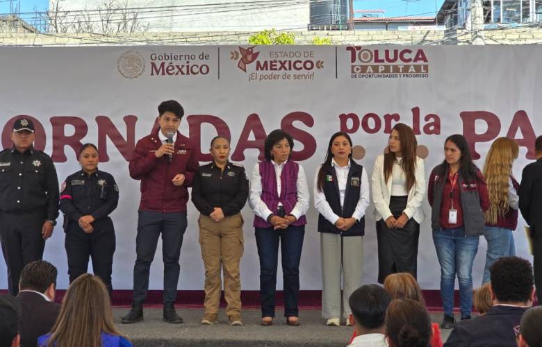 Aprovechan familias de San Lorenzo Tepaltitlán servicios de Jornada por la Paz