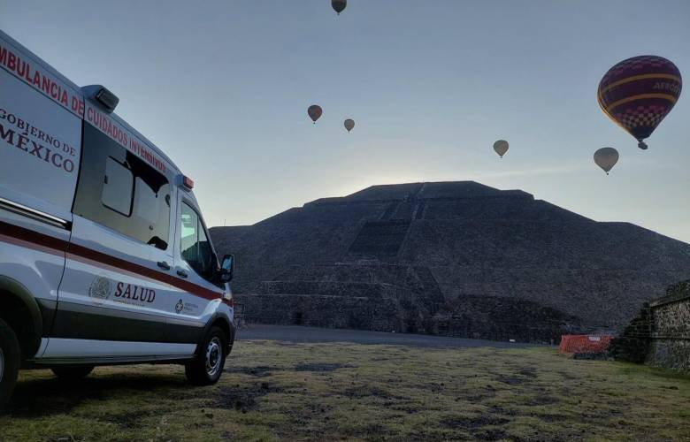 Implementa Edoméx operativo médico por Equinoccio de Primavera en Teotihuacán