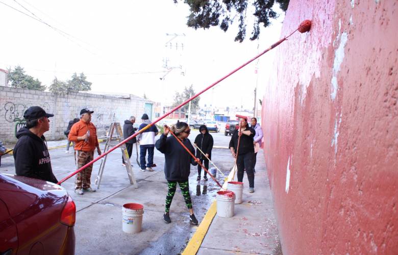 Transforma Toluca espacios públicos con más de mil 450 jornadas de recuperación urbana