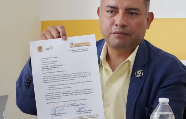 TEPJF ratifica a Agustín Barrera cómo presidente del PRD Edomex