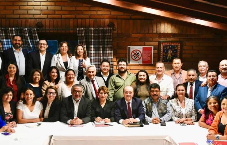 Delfina Gómez revisa con diputados de Morena Edoméx detalles de su toma de protesta y primeras acciones