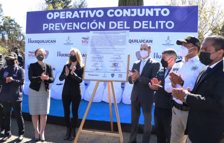 Arrancan operativo para prevenir delitos en Huixquilucan, Naucalpan, Cuajimalpa y Miguel Hidalgo