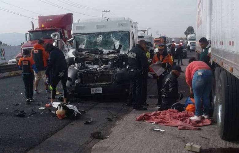 Deja 4 heridos choque en la autopista toluca-atlacomulco