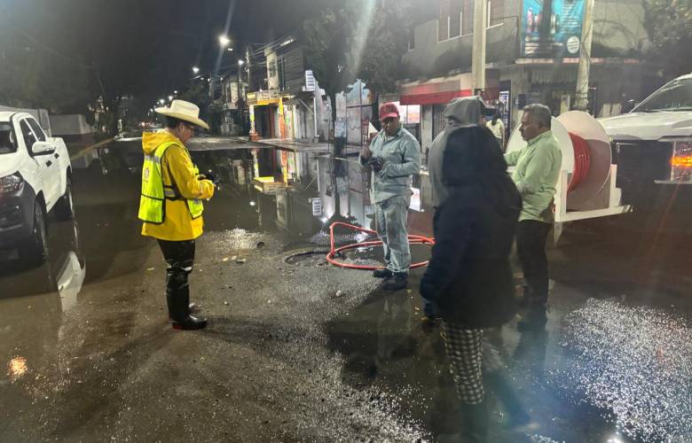 Activa Ecatepec Operativo Tormenta y despliega más de 300 brigadistas para atender afectaciones por lluvias atípicas