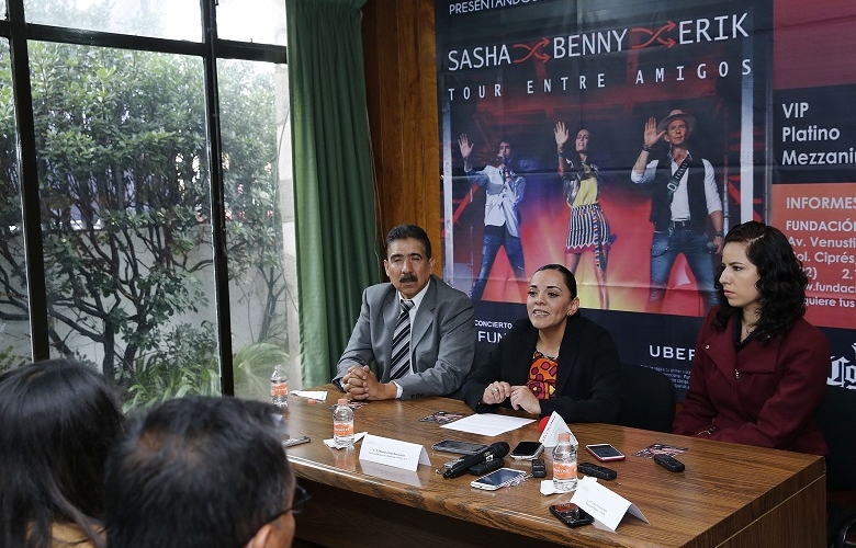 Fundación uaemex invita a concierto de sasha, benny y erick