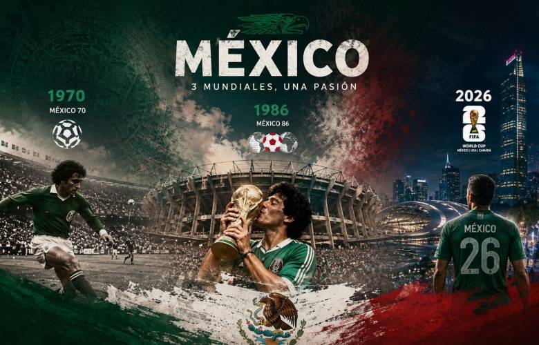 México, el único país con tres copas del mundo