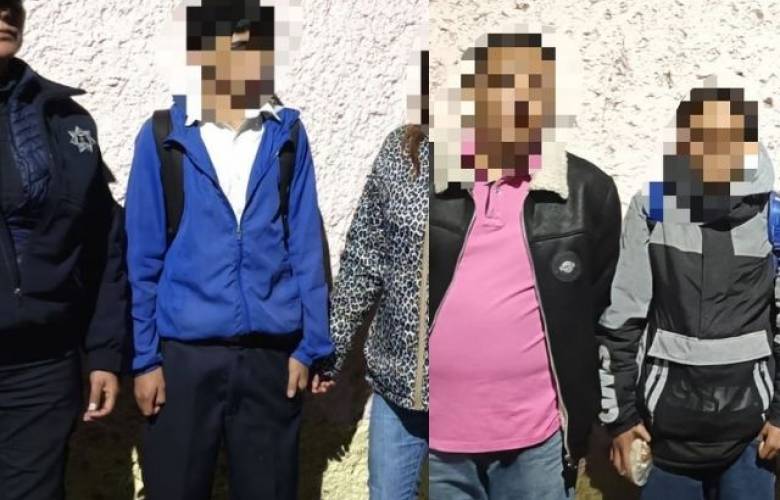 Localiza Policía de Toluca a dos menores ausentes y los reintegra con sus familias