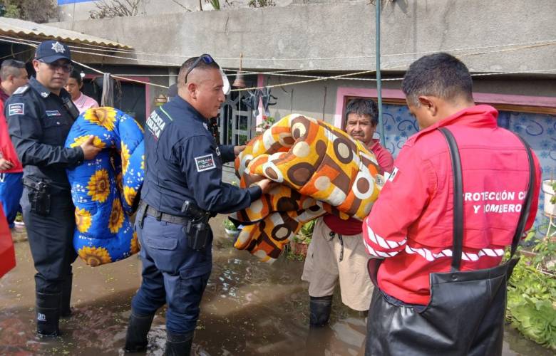 Atiende Gobierno de Toluca afectaciones por lluvias en San Pedro Totoltepec
