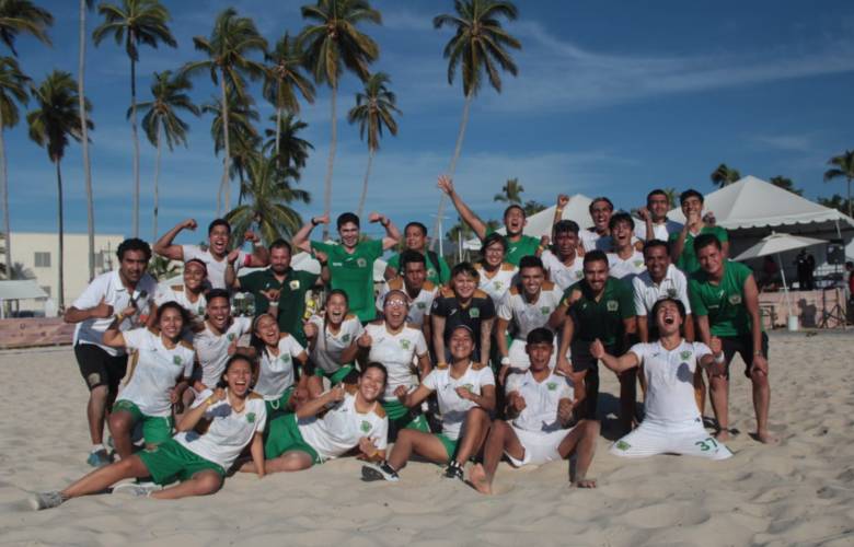 Doble oro para la UAEM en el Campeonato Nacional Universitario de Fútbol de Playa 