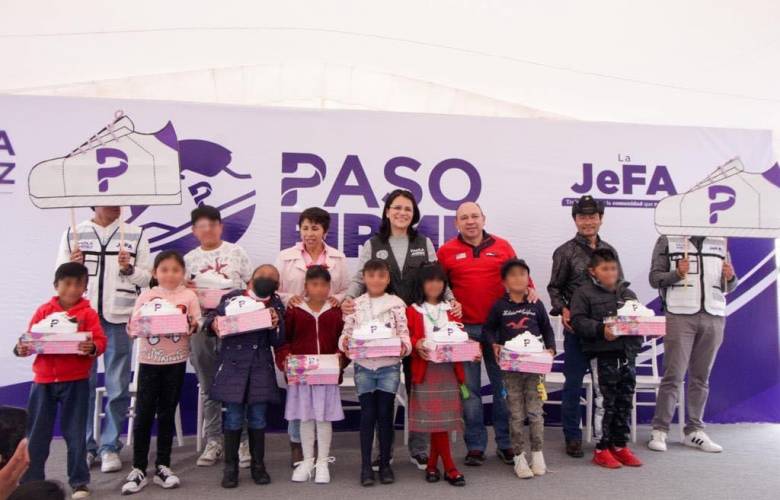 Paola Jiménez arranca el programa “Paso Firme” para niñas y niños del Dtto.36